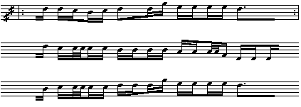 Node fra Dgf bind 11, 38/30. Melodi F 11/13:1.