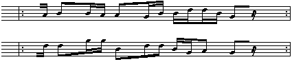 Node efter DFS 1929/34 II, Evald Tang Kristensens renskrifter. Melodi D73/4:2.