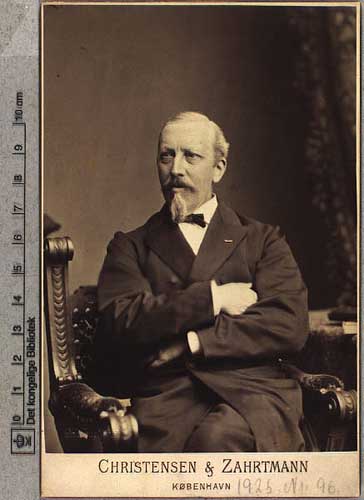 Svend Grundtvig, ca. 1870. Det kgl. Biblioteks portrtsamling.