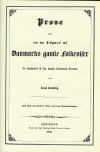 Forsiden af Svend Grundtvigs »Prøve paa en ny Udgave af Danmarks gamle folkeviser«, august 1847.